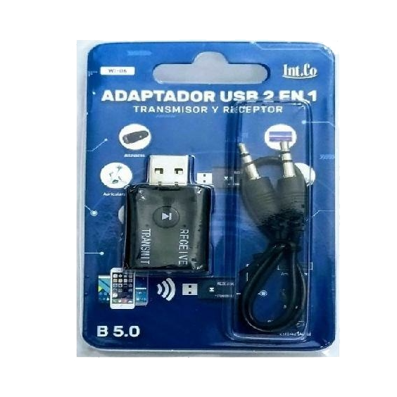 ADAPTADOR BT5 TRANSMISOR Y RECEPTOR