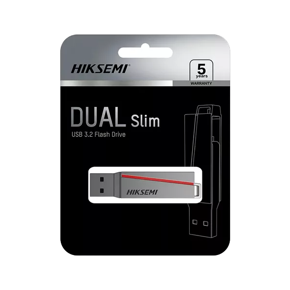 Pendrive HIKSEMI 64gb DUALslim USB 3.2