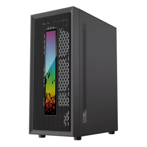 Gabinete RAPTOR VORTEX  TG MID-TOWER RGB ATX +1fan - Imagen 2