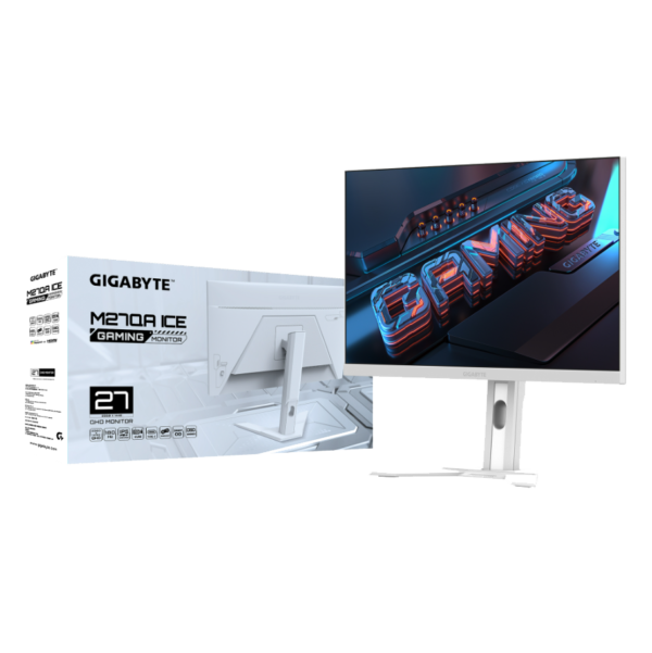 Monitor GIGABYTE 27 M27qa Ice SA 180hz QHD - Imagen 2