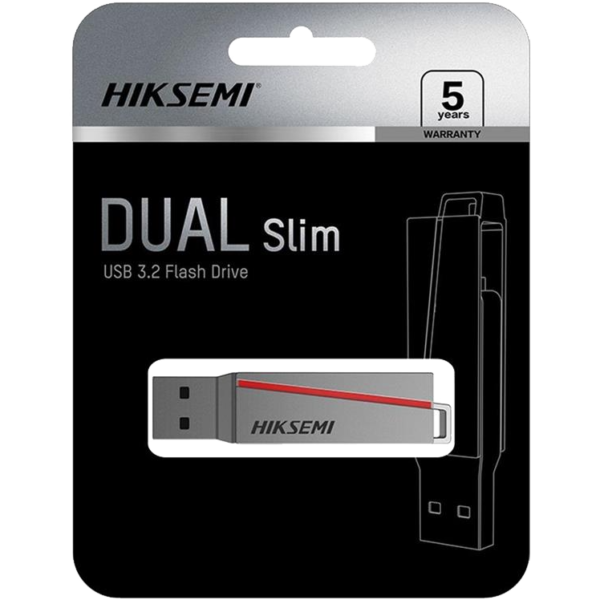 Pendrive HIKSEMI 128gb DUALslim USB 3.2