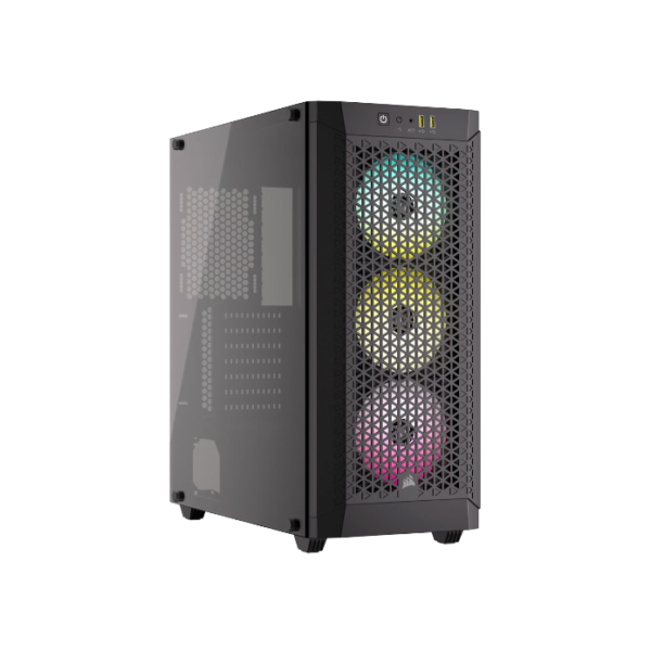 Gabinete CORSAIR 480T RGB AIRFLOW TG BLACK ATX