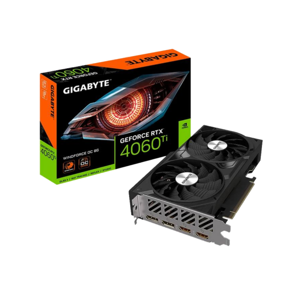 Placa de video Gigabyte Geforce RTX 4060 ti OC 16GB gddr6