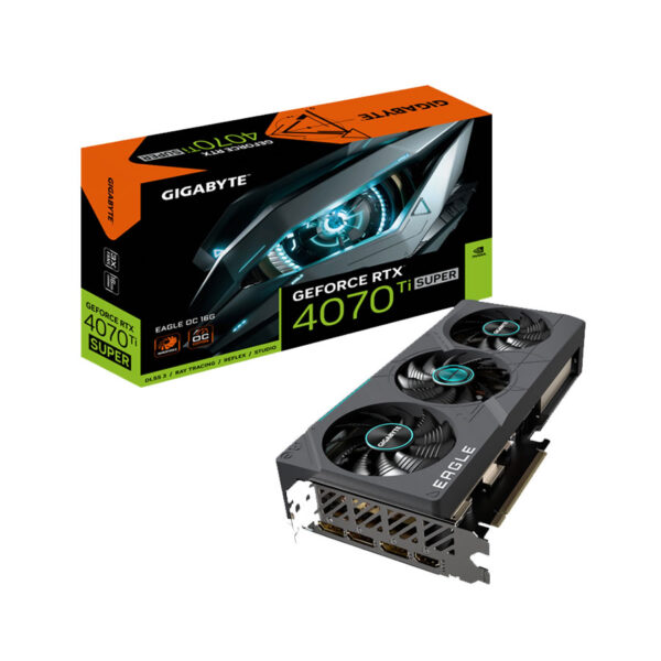 Placa de Video GIGABYTE GEFORCE RTX 4070 TI SUPER EAGLE OC 16GB GDDR6X