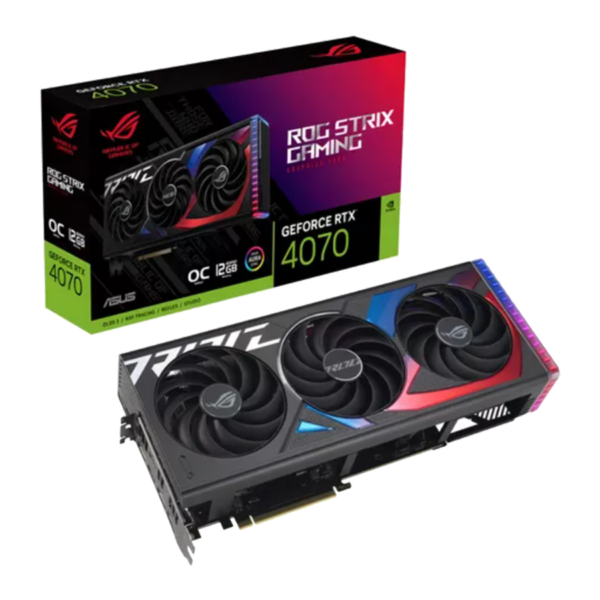 Placa de Video Asus ROG STRIX GAMING Geforce RTX 4070 12gb gddr6x