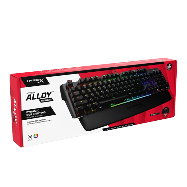 TECLADO HYPERX ALLOY MKW100 TTC SWITCH RED (ENG)